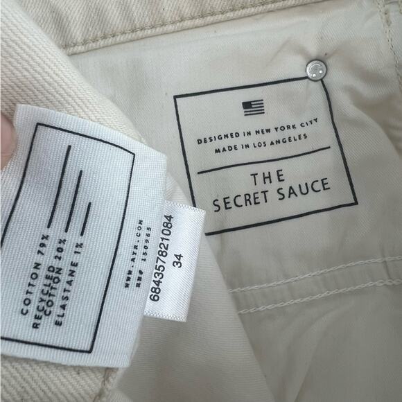 AYR The Secret Sauce Jeans in Sandstone size 34 - Picture 7 of 8